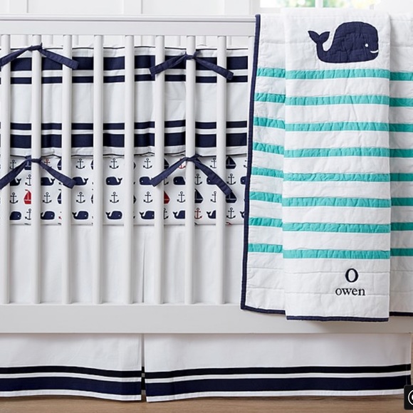 whale sheets pottery barn